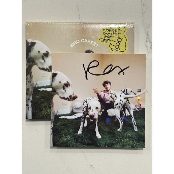 Rex Orange County Who Cares? CD SIGNED AUTOGRAPHED #2